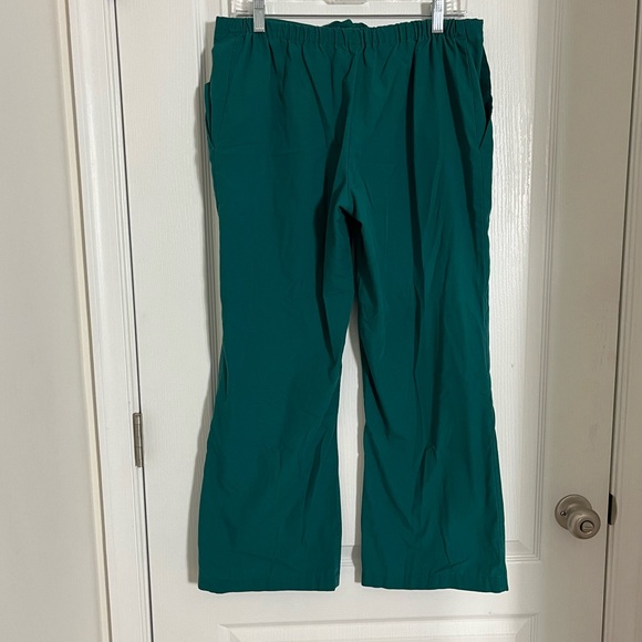5/$25 Landau Scrub Pants Green PSM Petite Stretch Waist Drawstring medical small - Picture 7 of 10